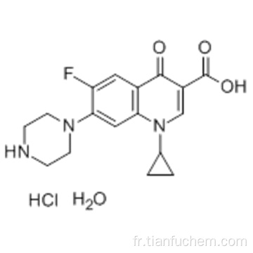 Chlorhydrate de ciprofloxacine hydratée CAS 86393-32-0